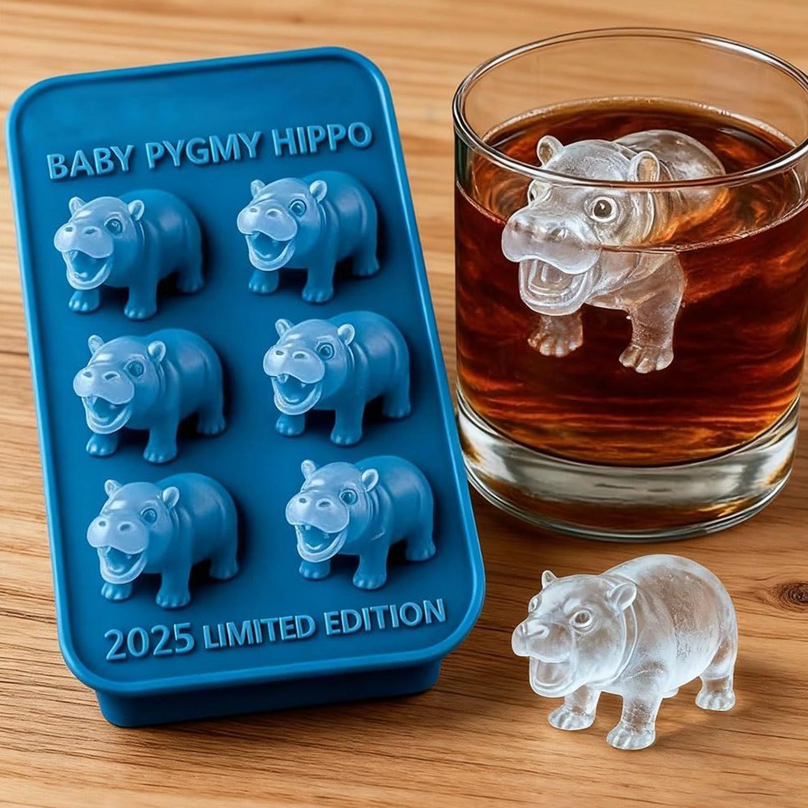 Ice Molds 6 Cavity Hippo Kitch - Kitchen Gadgets Home Party บทวิจารณ์และราคา
