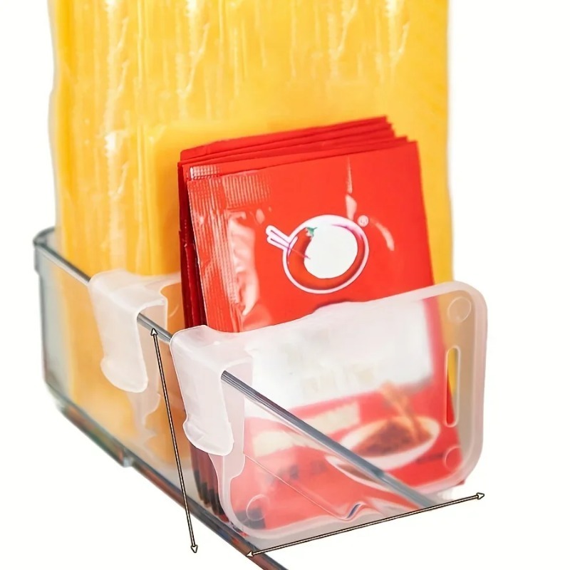 5-20PCS Sturdy Clear Refrigera - Kitchen Gadgets Organizer บทวิจารณ์และราคา