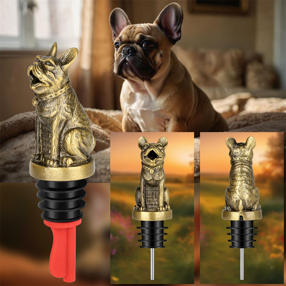 Cute French Bulldog Wine Pouer - Kitchen Hanging Gadgets บทวิจารณ์และราคา