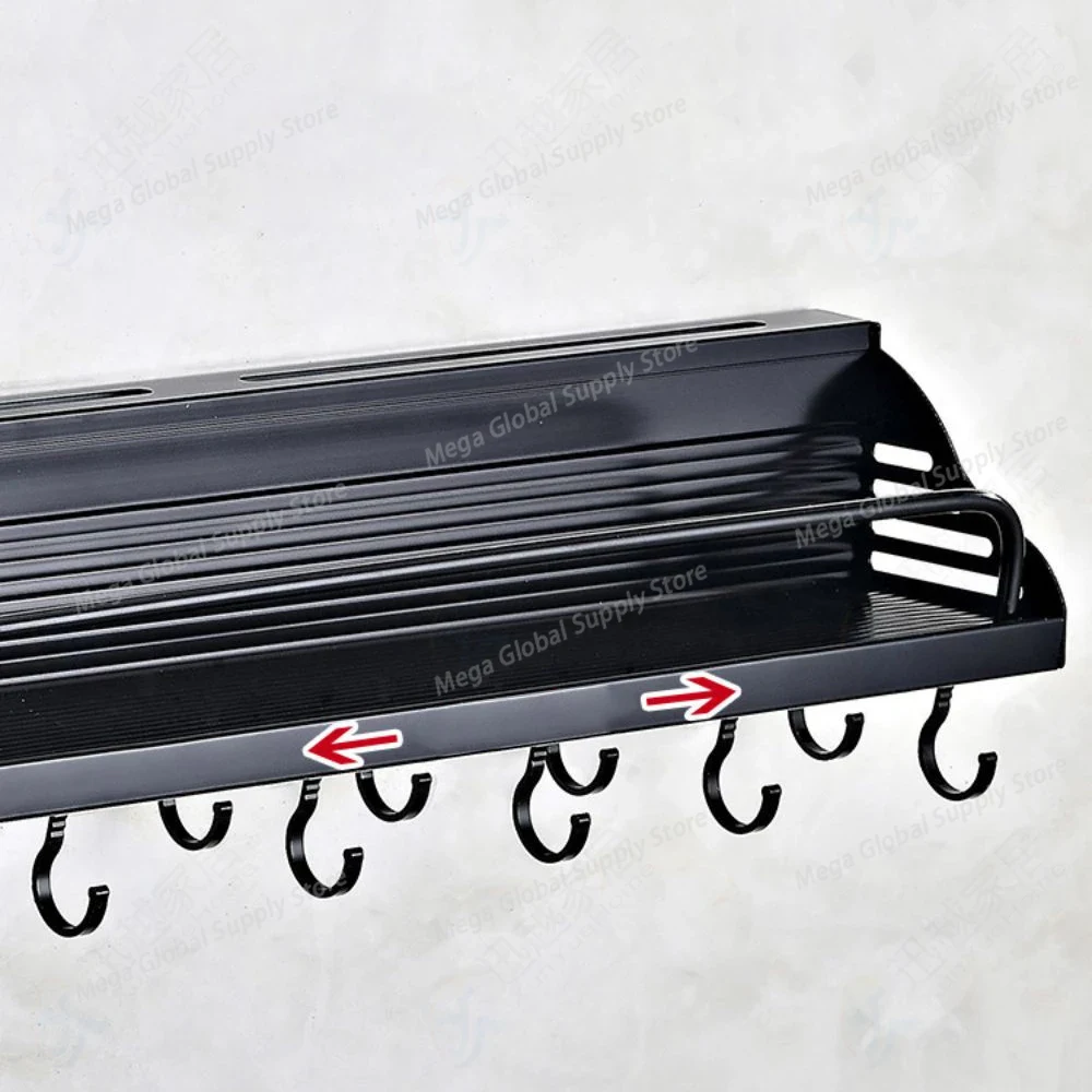 Black Spice Rack Organizer Sea - Kitchen Gadgets Holder บทวิจารณ์และราคา