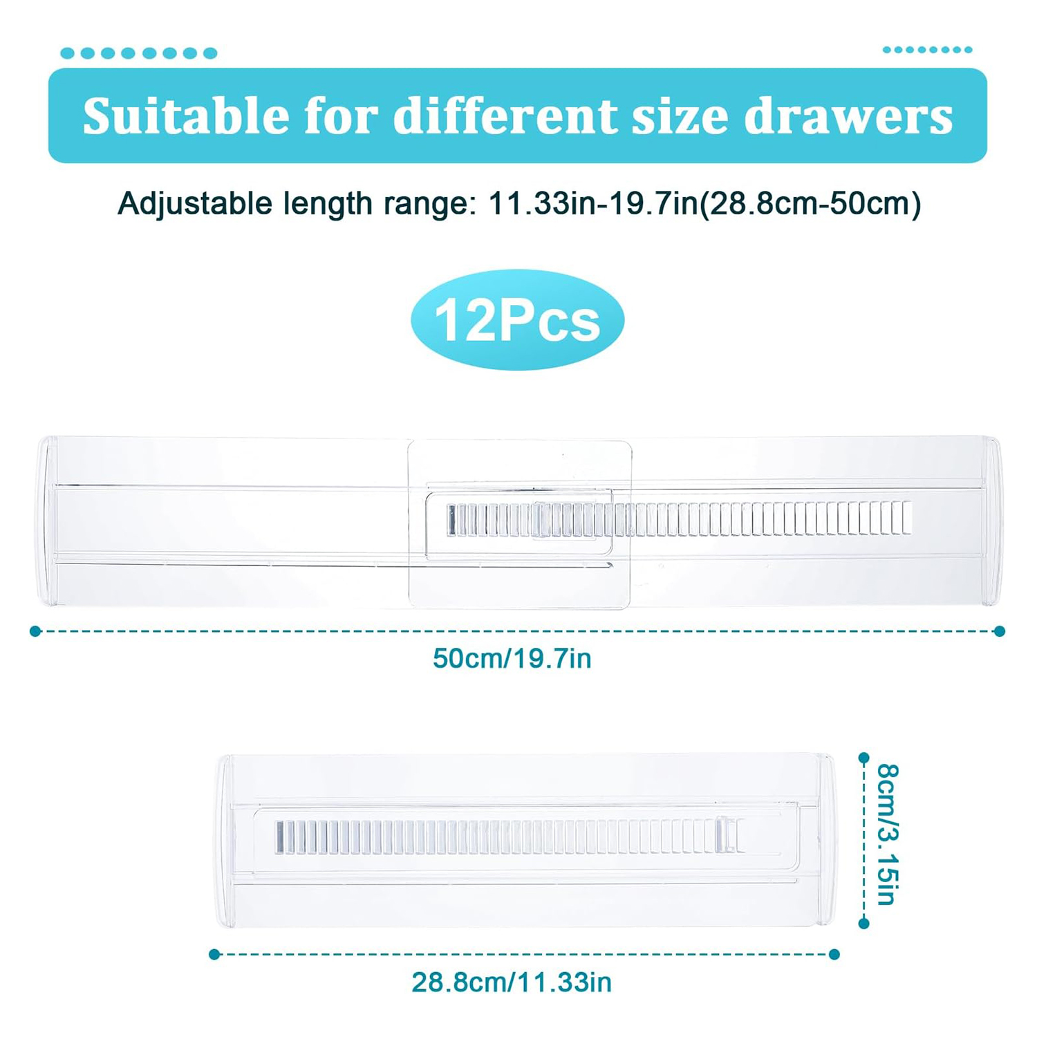 4/6/8/12 Pack Expandable Drawe - Kitchen Gadgets Organizer บทวิจารณ์และราคา