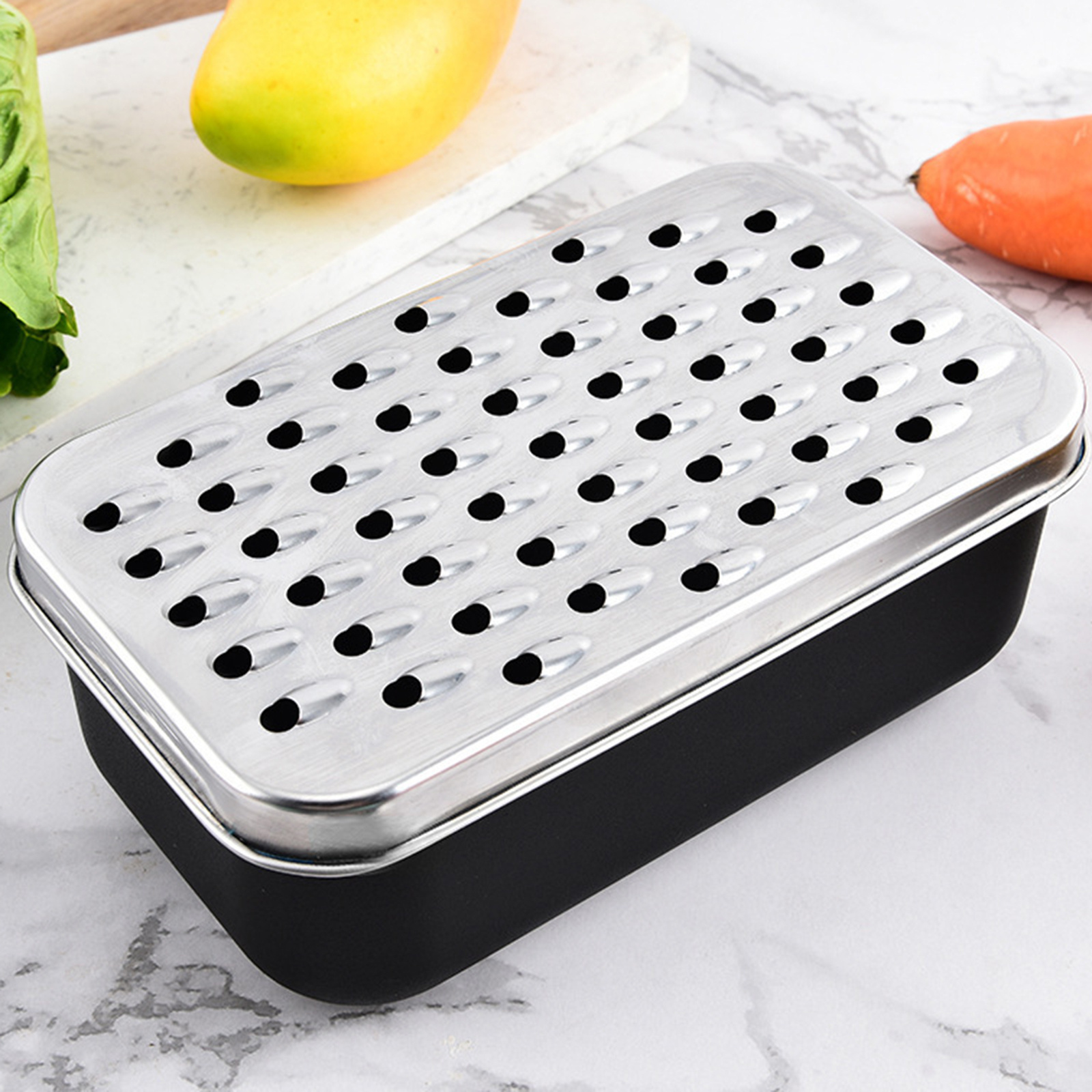 Stainless Steel Cheese with Fo - Cheese Grater Box บทวิจารณ์และราคา