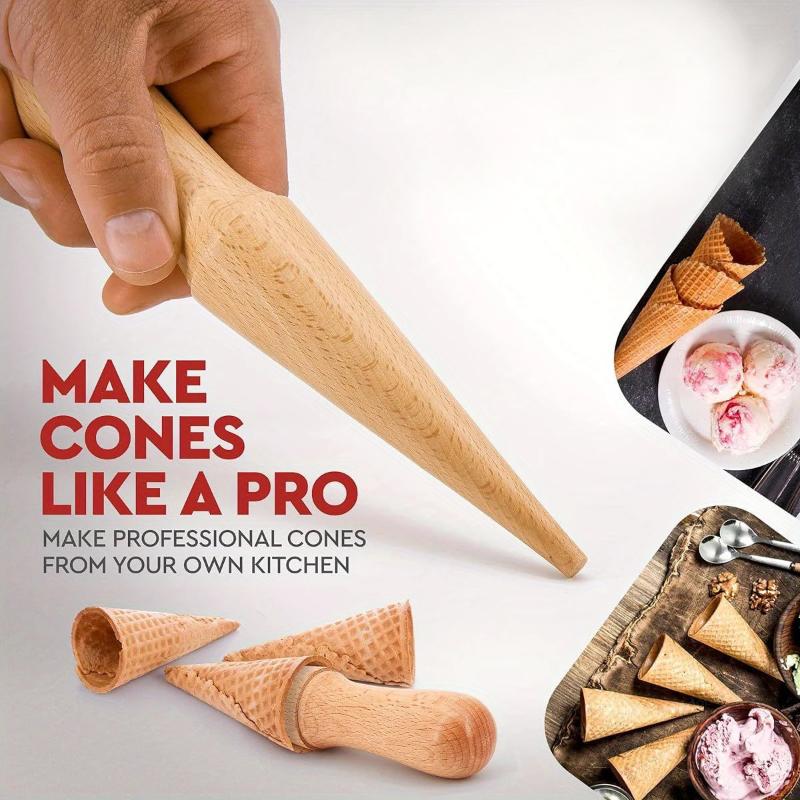 Popular 1pc, Wooden Ice Cream  - Kitchen Gadgets Popular บทวิจารณ์และราคา