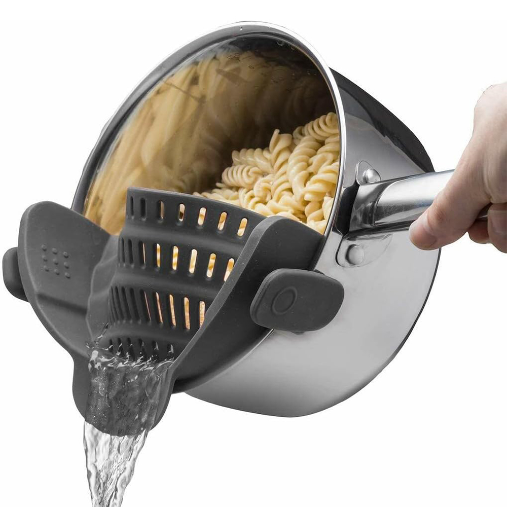 Silicone Kitchen Strainer Clip - Kitchen Gadgets Pasta บทวิจารณ์และราคา