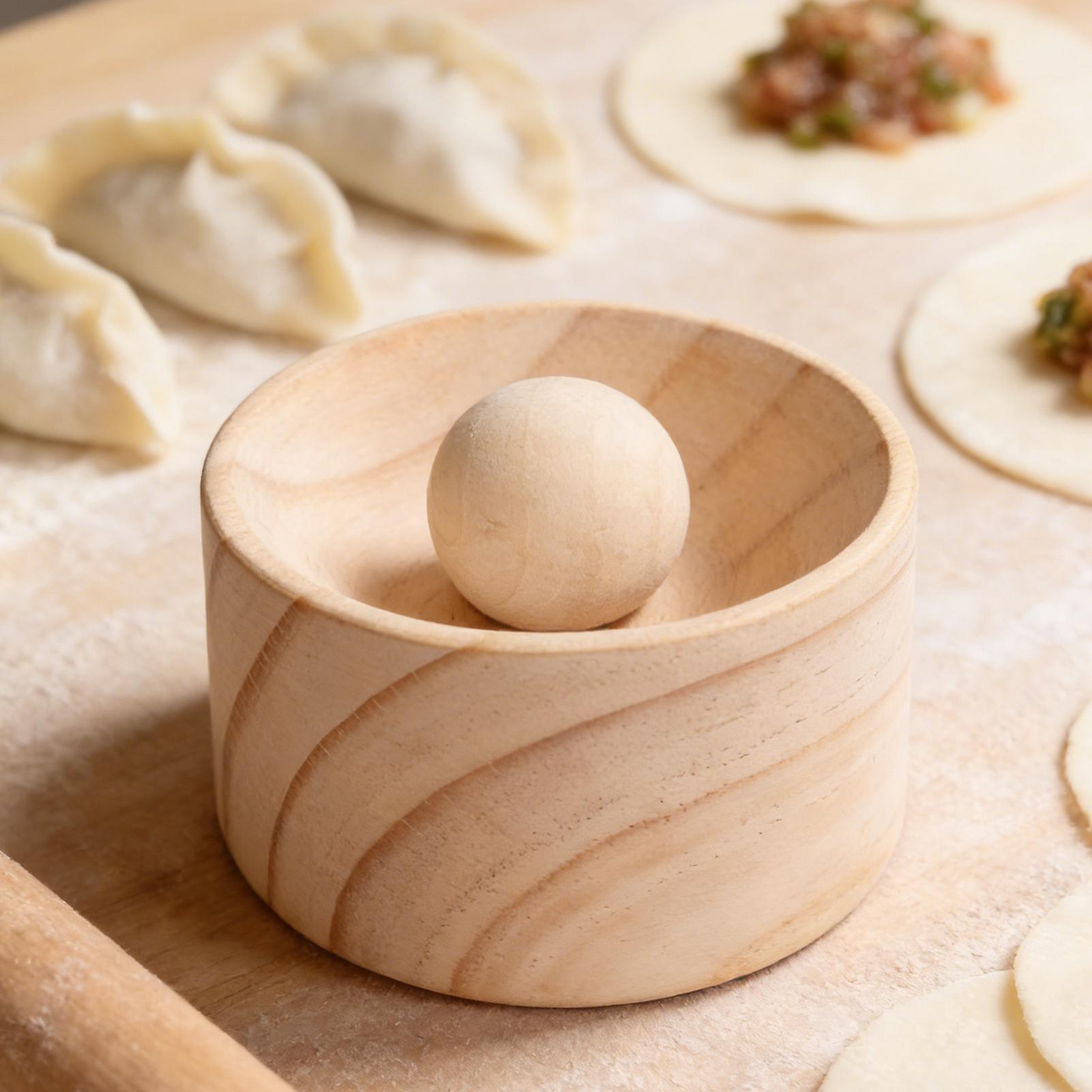 Wooden Dumpling Skin Press Mak - Kitchen Gadgets Dumpling Maker บทวิจารณ์และราคา